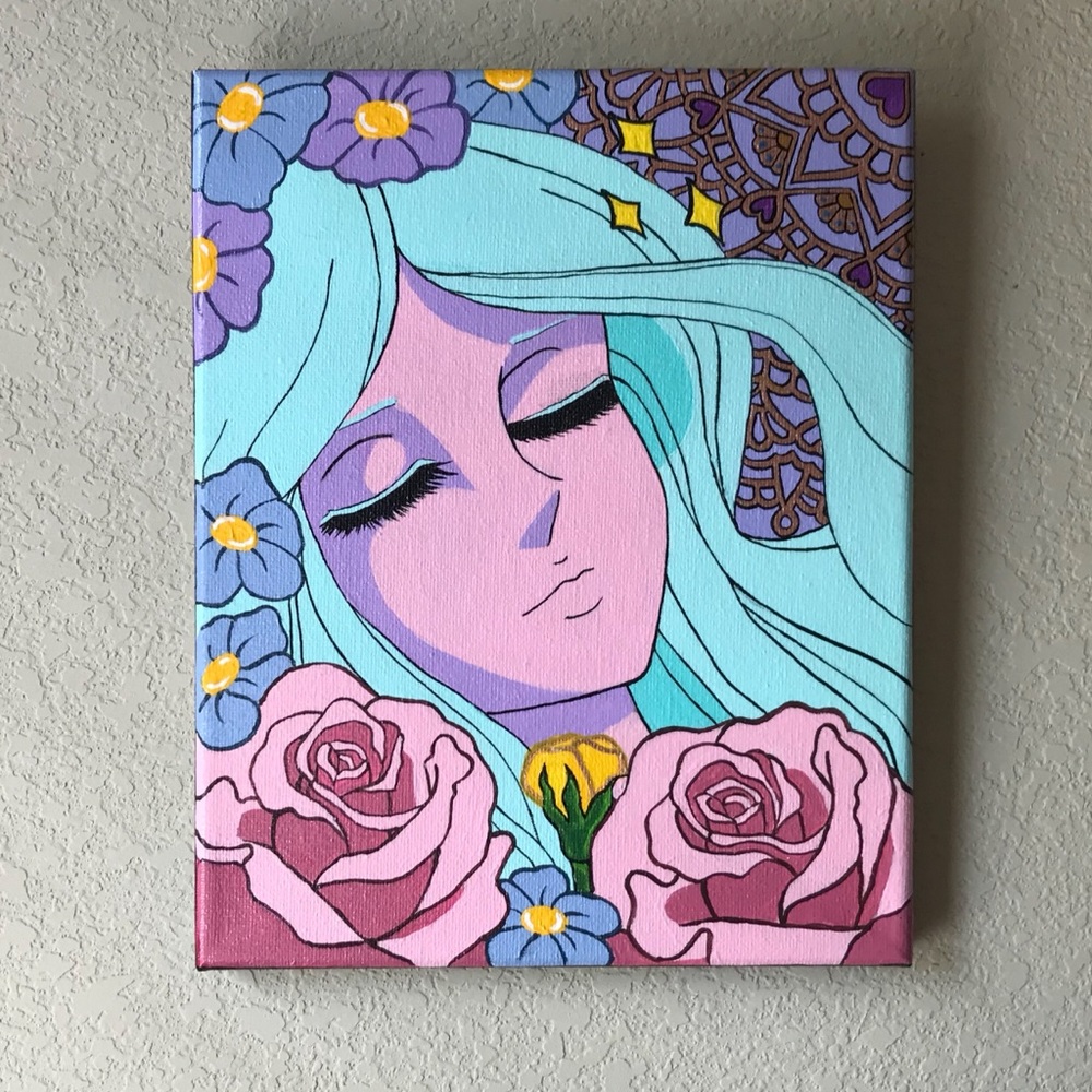 [ Original Painting ] retro anime aesthetic - Picture 7 of 10